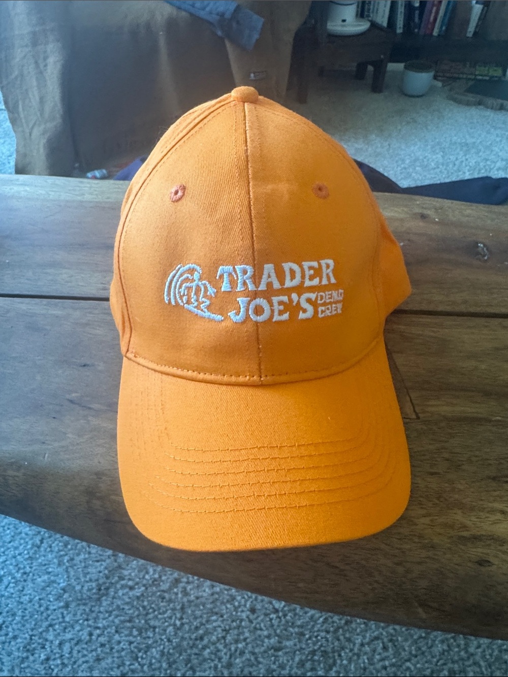 Trader Joe's Orange Baseball Cap